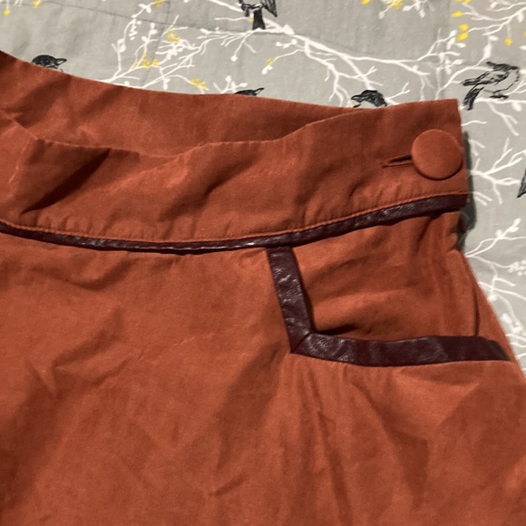 Orange mod skirt - Picture 2 of 6